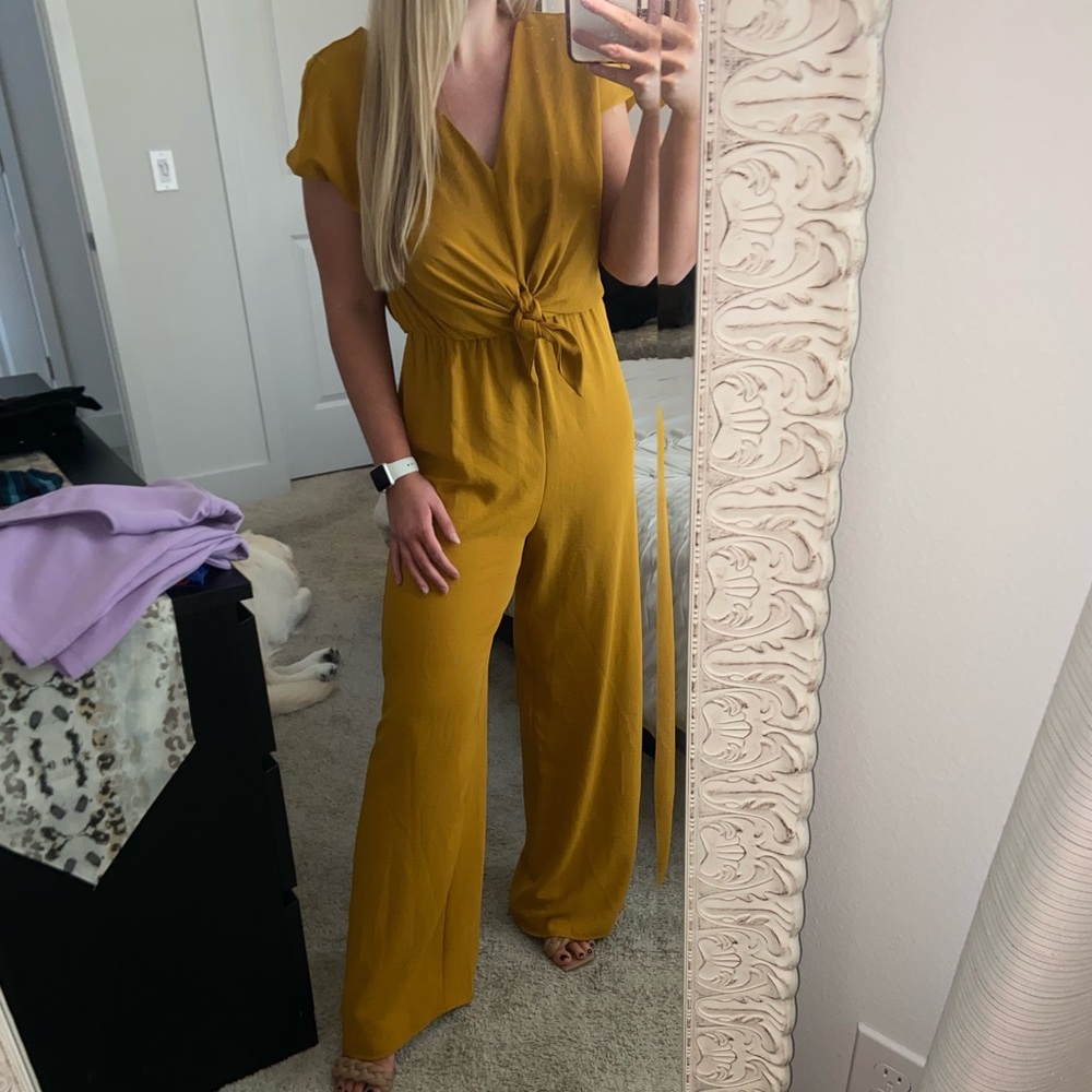 Mustard-Yellow Pantsuit